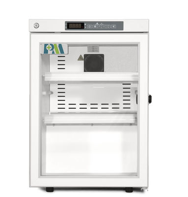 2-8 องศา PROMED 60L ตู้เย็นขนาดเล็กเกรดทางการแพทย์พร้อมประตูกระจก