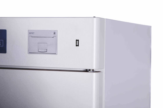 368L Real Forced Air Cooling ธนาคารเก็บเลือดตู้เย็นตู้แช่แข็ง Frost Free USB Interface