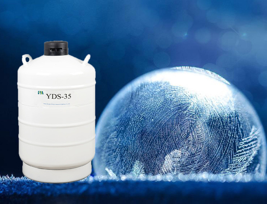 การอนุรักษ์สิ่งมีชีวิตที่ทํางาน ถังไอนิโตรเจนเหลว Cryogenic LN2 กระป๋อง