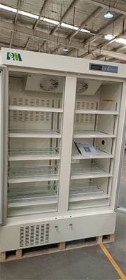Real Forced Air Cooling Medical Pharmacy เกรดตู้เย็นตู้เย็น 485L 2 ถึง 8 Degree