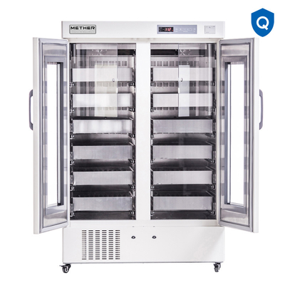 R134a เครื่องเย็นแบงค์เลือดทางการแพทย์พกพา ที่ความร้อน 4°C สําหรับการเก็บและขนส่งเลือดอย่างปลอดภัย