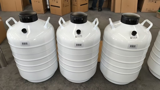 เครื่องส่งแห้งแบบไครโอเจนิก (Cryogenic Dry Shipper) คอนเทนเนอร์ระยะควาย LN2 พกพาสําหรับการส่งตัวอย่าง