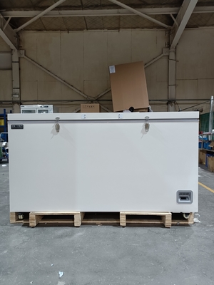 MDF-40H485 -40°C ตู้แช่แข็งทรวงอกชีวการแพทย์แบบลึก 485L ตู้แช่แข็งในห้องปฏิบัติการความจุขนาดใหญ่พร้อมระบบทำความเย็นแบบออโต-แคสเคด