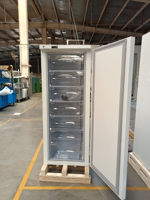 -40℃ ตู้แช่แข็งทางการแพทย์แนวตั้ง MDF-40V278W | ตู้แช่แข็งในห้องปฏิบัติการความแม่นยำสูง 278L พร้อม 7 ลิ้นชักและการควบคุมแบบดิจิทัล