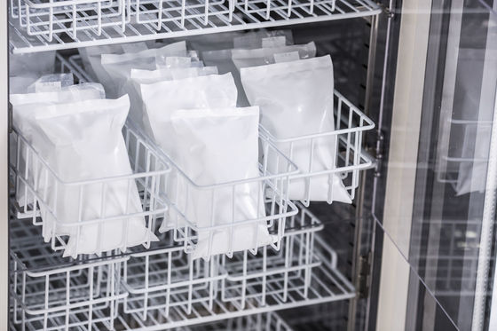 จอแสดงผล LED 108L มินิแบบพกพาคุณภาพสูงธนาคารเลือดชีวการแพทย์ตู้เย็นตู้เย็นสำหรับสถานีเลือด