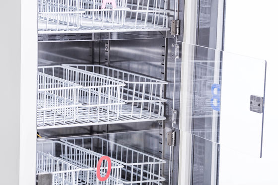 จอแสดงผล LED 108L มินิแบบพกพาคุณภาพสูงธนาคารเลือดชีวการแพทย์ตู้เย็นตู้เย็นสำหรับสถานีเลือด